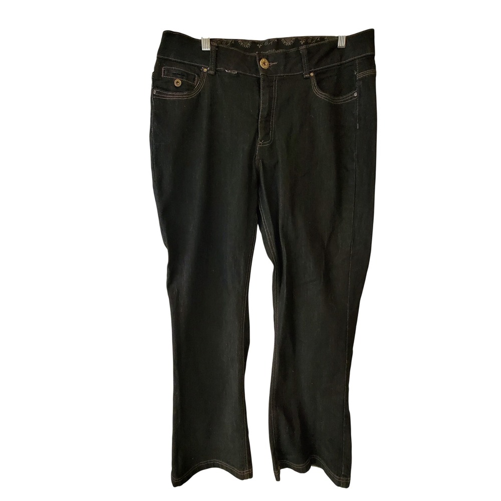 Riders by Lee Comfort No-Gap Waistband Stretch Jeans Dark Wash 16/32 M 130B440